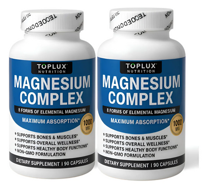Magnesium Cómplex x2 - Bienestar en cuerpo y mente!